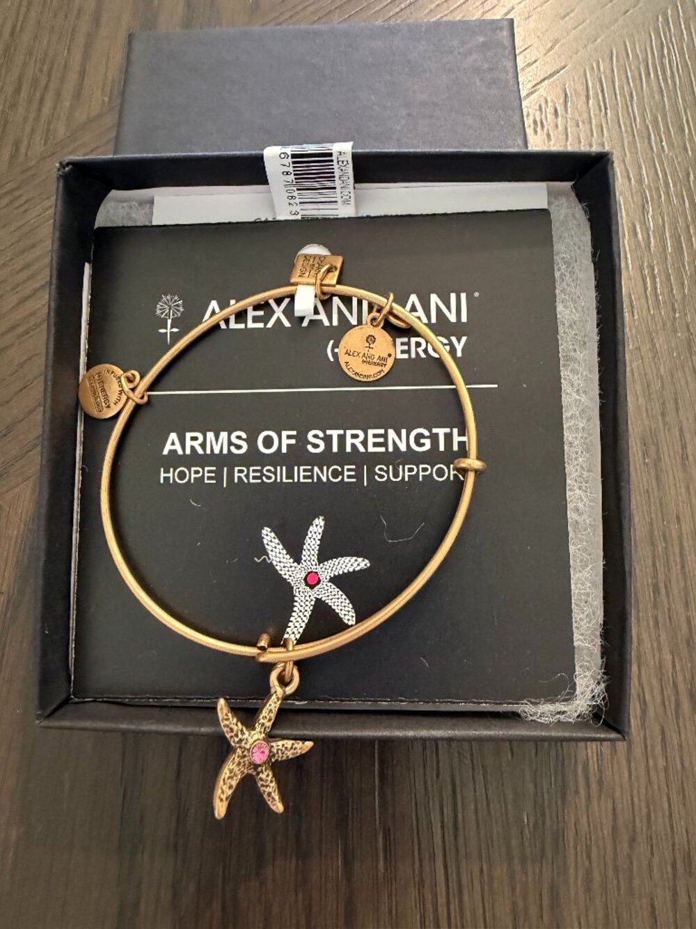 Alex & Ani "Arms of Strength" Gold - New with Tags!